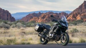Kawasaki Versys 1000 in Snow Canyon