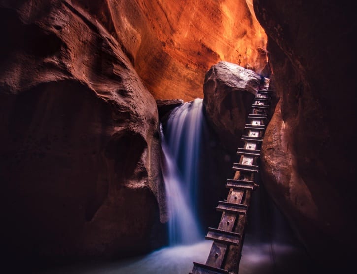 Picture of Kannarraville Falls in Southern Utah