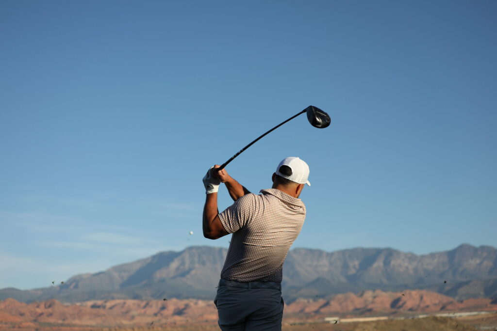 Playing golf at scenic St. George Utah golf courses