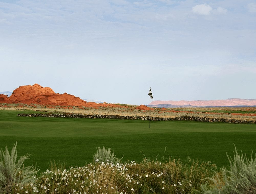 Picturesque golf courses near Zion National Park